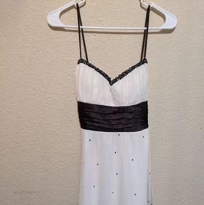Black and white dress